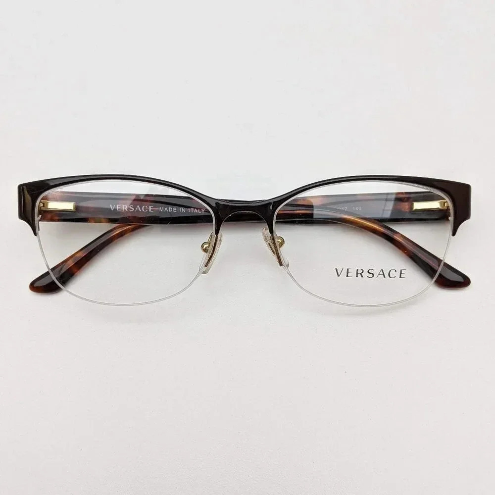 🕶️Versace Mod. 1222 1344 Eyeglasses 53/17 140 /KAO840🕶️ - Picture 1 of 7